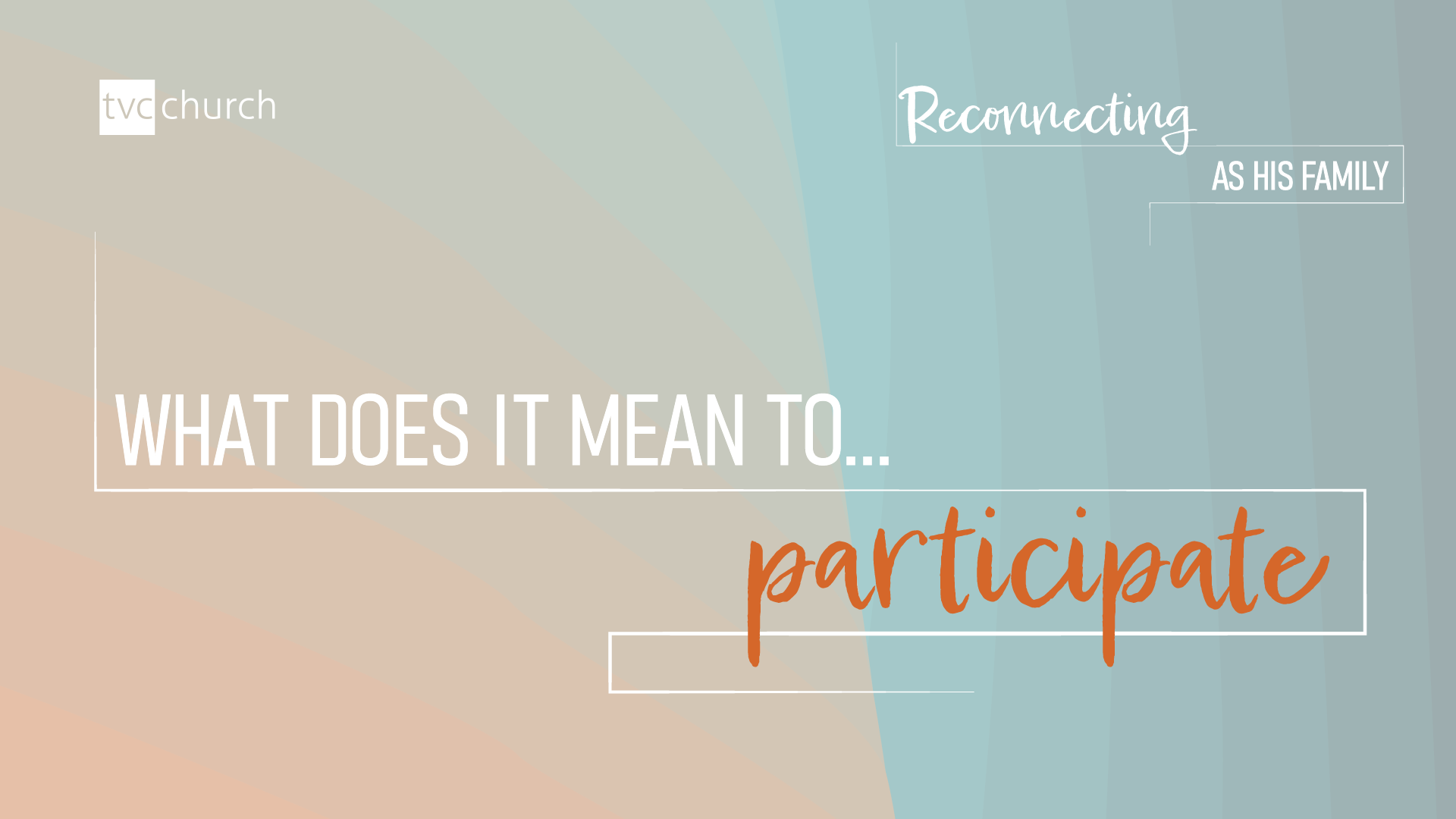 What does it mean to Participate?