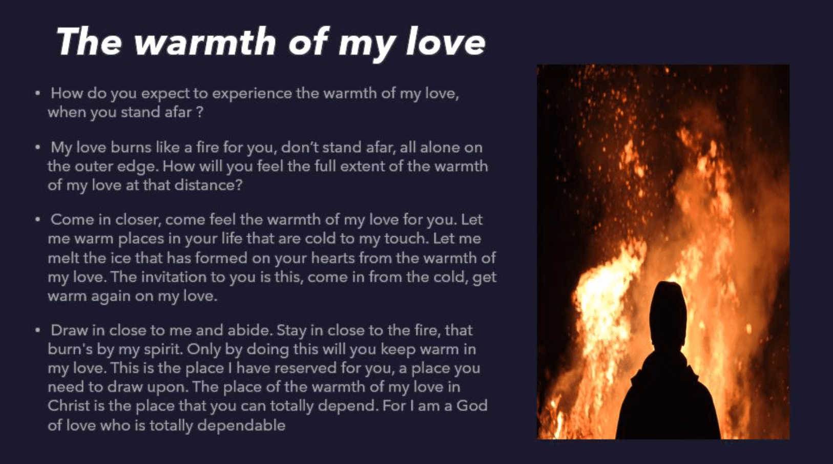 The Warmth of My Love